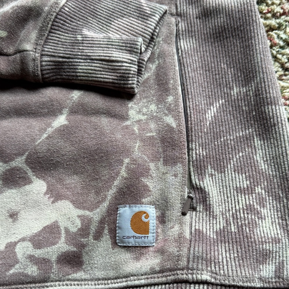 Carhartt Gray Tie-Dye Hoodie - Picture 4 of 5
